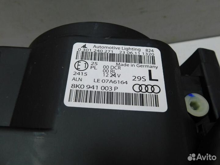 Фара левая Audi A4/RS4/S4