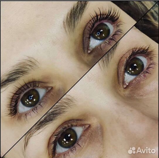 Ламинирование верхних/нижних ресниц и бровей