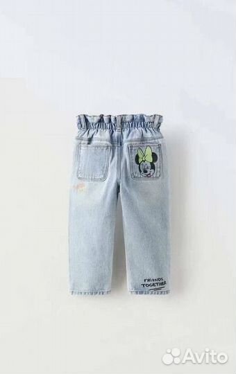 Джинсы zara для девочки 92-116
