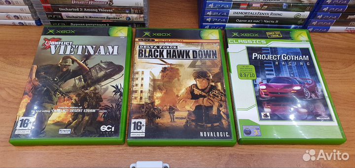 Лицензионные диски с играми для Xbox Original