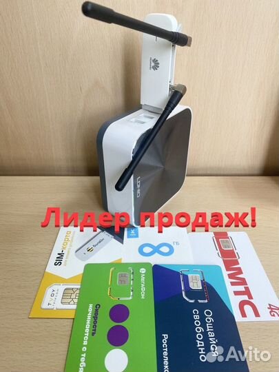 4G модем / WiFi роутер / 4G антенна для офиса R523