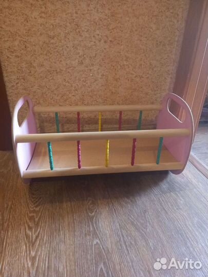 Кроватка детская деревянная