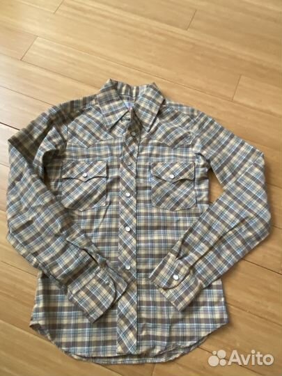 Батник в клетку юнисекс