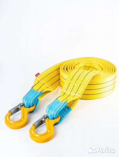 Усиленный Трос буксировочный 16 т 6 м крюк/крюк