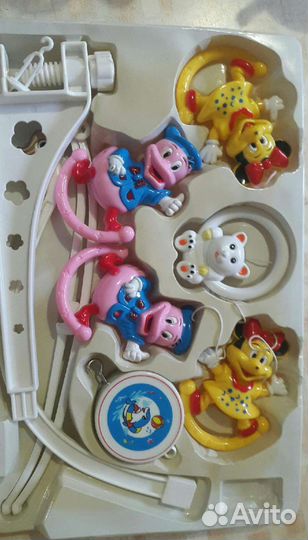 Мобиль музыкальный механический без батареек