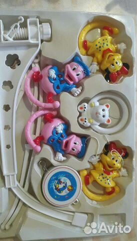 Мобиль музыкальный механический без батареек