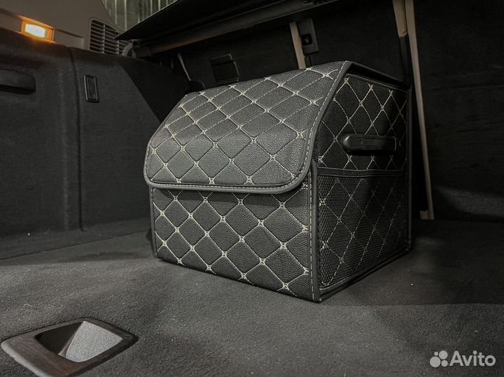 Органайзер S черный, белая строчка 2