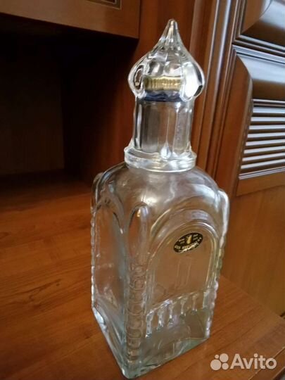 Штоф гусь хрустальный