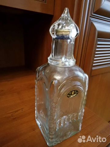 Штоф гусь хрустальный