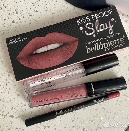 Блеск (помада) для губ Kiss Proof Bellapierre