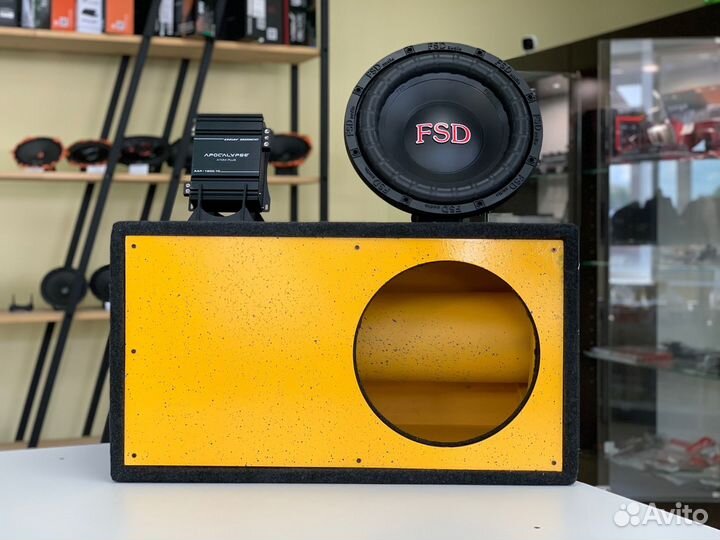 Комплект сабвуфера 12 на трубе