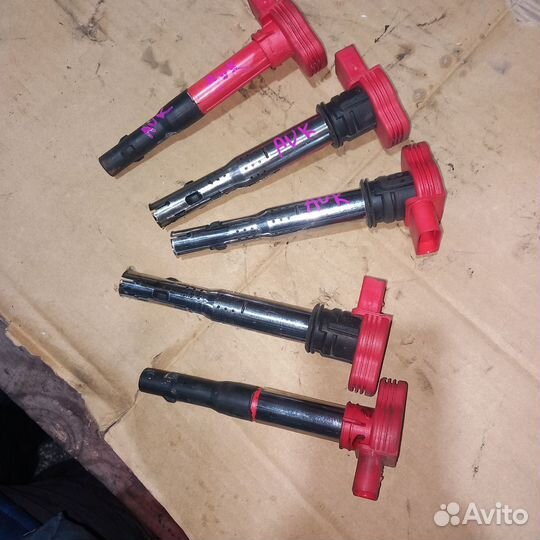 Ауди а6 катушка зажигания красный