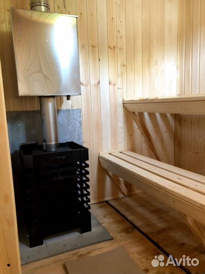 Каркасная баня под ключ 6м*2.4м