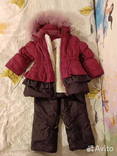 Зимний костюм для девочки, 92 размер
