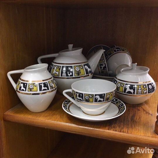 Сервизы лфз фарфор винтаж ретро чайный кофейный