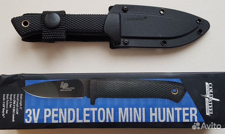 Охотничий нож Cold Steel 3V Pendleton Mini Hunter