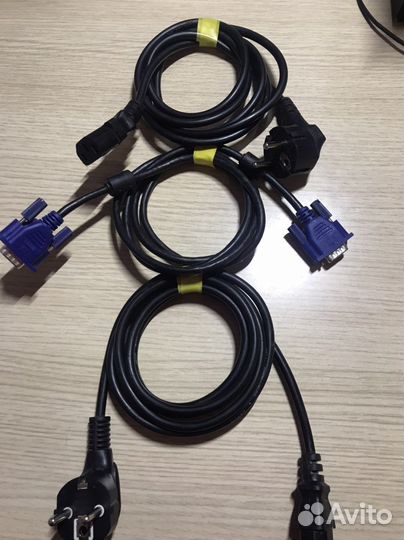 Кабели для монитора и принтера комплект