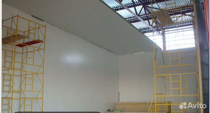 Монтаж сэндвич панелей