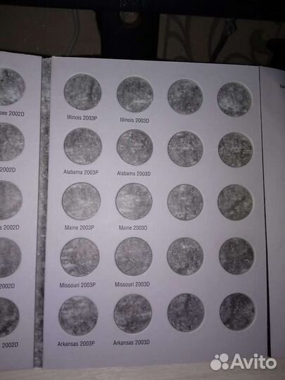 Альбом под 25центов квотеры