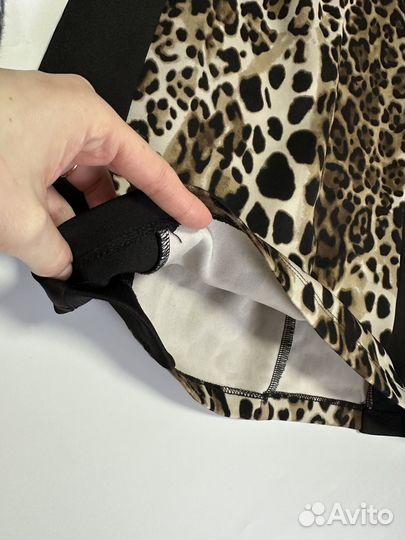 Платье женское леопардовое Stradivarius 42 размер