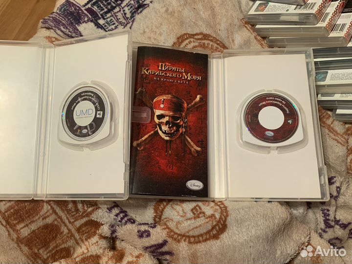 Диск на PSP Пираты карбиского море