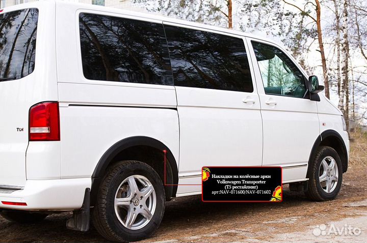 Накладки на колёсные арки Volkswagen NAV071602