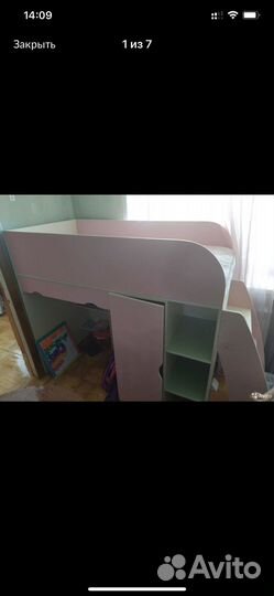 Детская кровать чердак