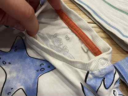 Футболки 92 Baby go есть пятнышки комплект 3 шт, Москва