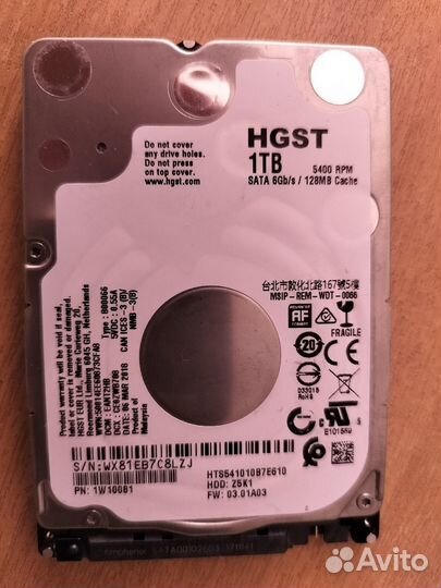 1 TB Внутренний жесткий диск (2.5HDD-Hsthesea*)