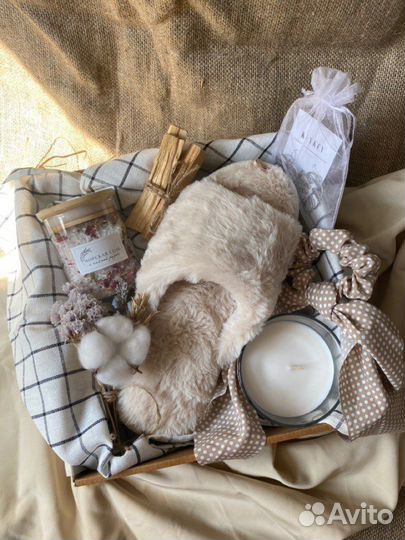 Подарочный набор с тапочками