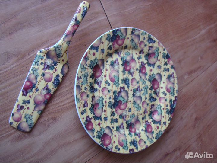 Блюдо для торта с лопаткой