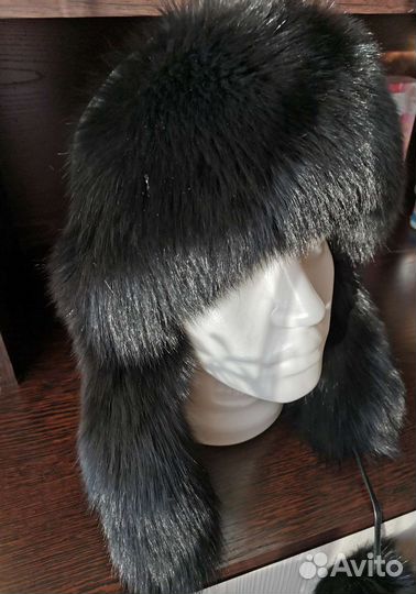 Шапка натуральная ушанка с мехом