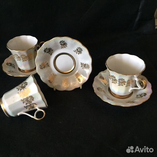 Кофейный набор фарфор СССР Винтаж