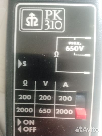 Клещи обжимные, измерения переменного тока PK310