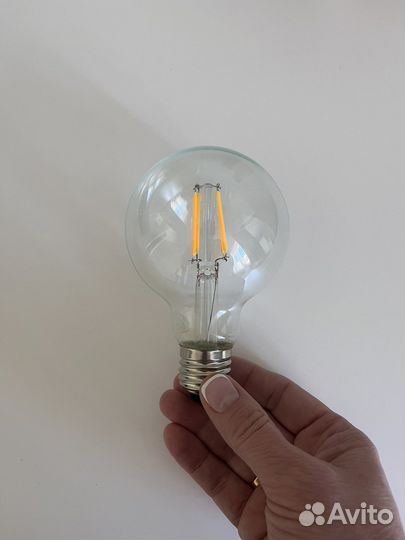 Лампа Эдисона круглая 4W