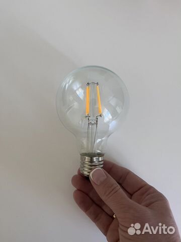 Лампа Эдисона круглая 4W