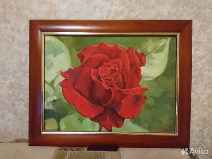 Картина масло, холст, деревянная рама