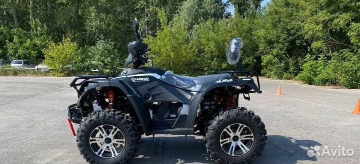 Квадроцикл Linhai Yamaha D 300 4WD черный