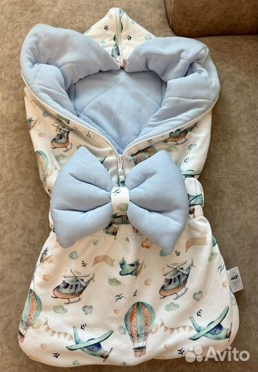 Конверт на выписку для мальчика демисезонный