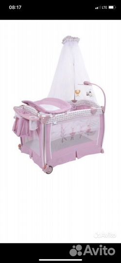 Кроватка манеж с матрасом