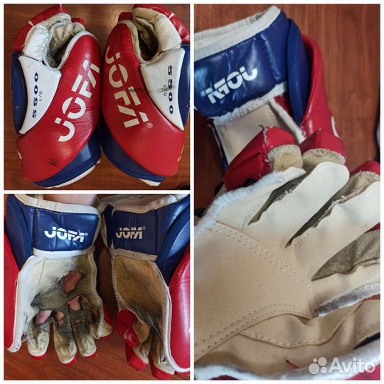 Ремонт хоккейных перчаток (краг)