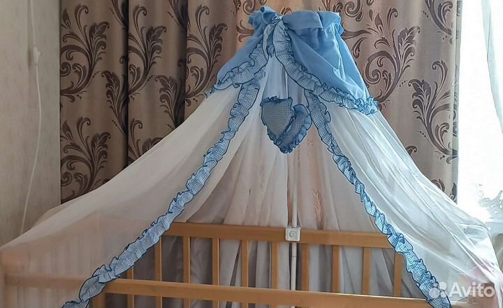 Бортики,балдахин,держатель и подушечка