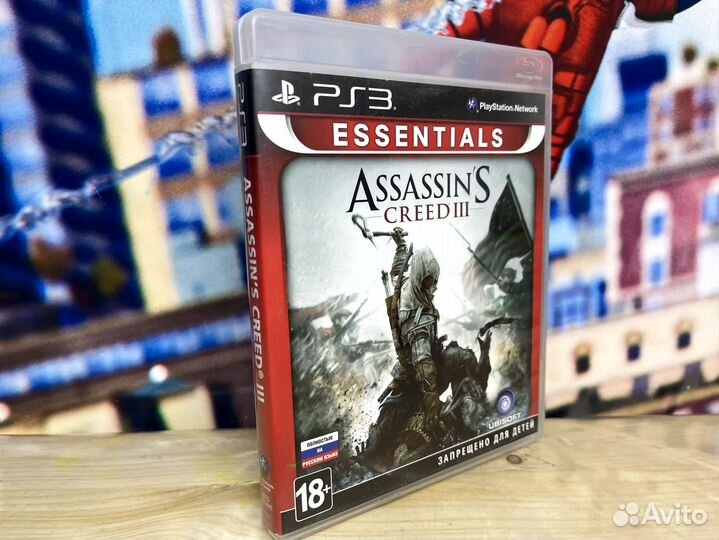 Игры Assassin's Creed III essentials PS3 диск