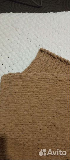 Плед детский вязаный ручная работа