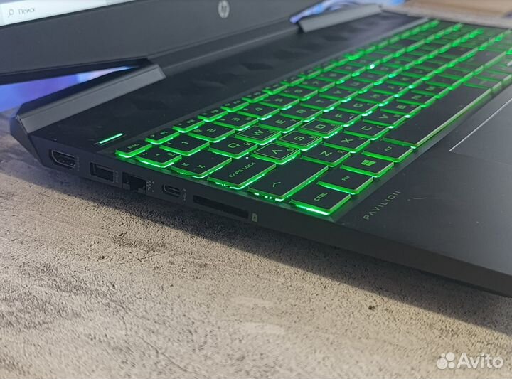 Игровой HP Pavilion GTX 1650Ti/i5-10300H/256gb/8Гб