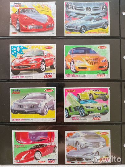 Вкладыши из жвачки turbo 2000