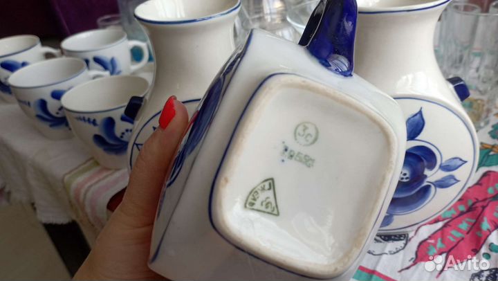 Посуда СССР Гжель