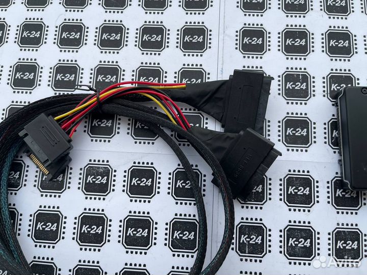 Кабель slimsas 8i (SFF-8654 74P) - SFF-8639