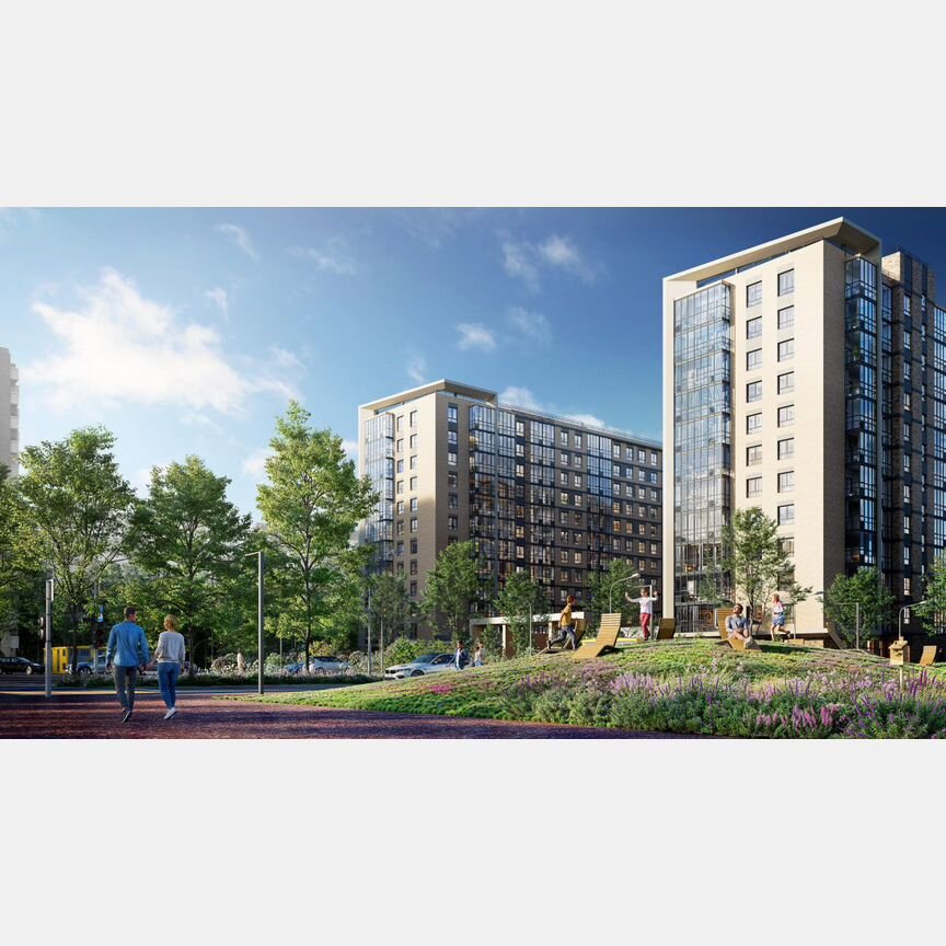 3-к. квартира, 86,5 м², 9/12 эт.