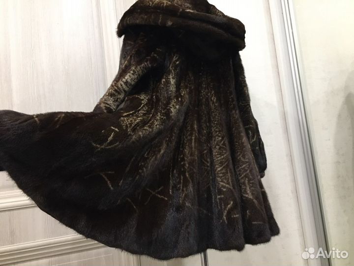 Шуба норковая Шоколад Платье. Отличное состояние